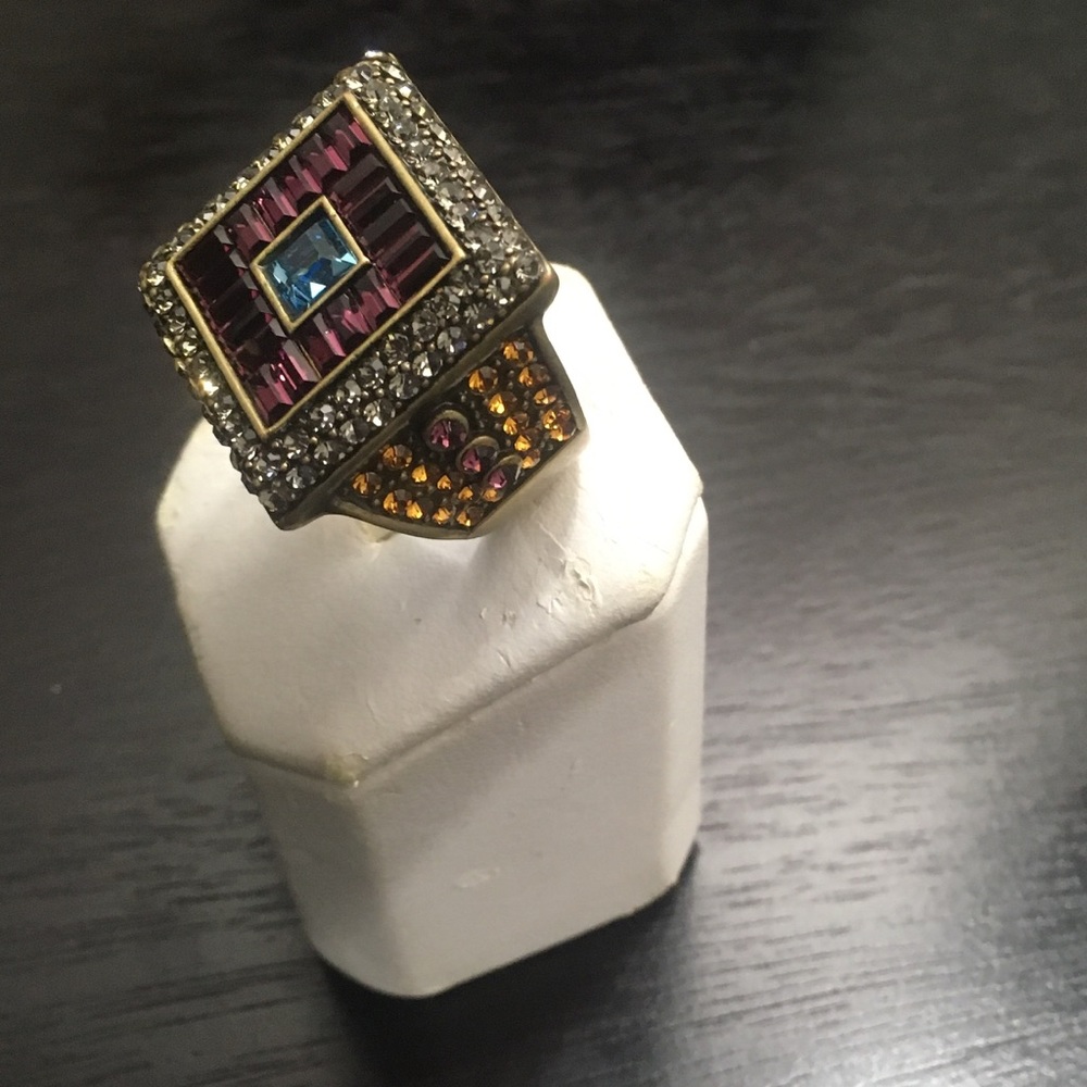 LaVintage Antique Gold Brass Custom Ring